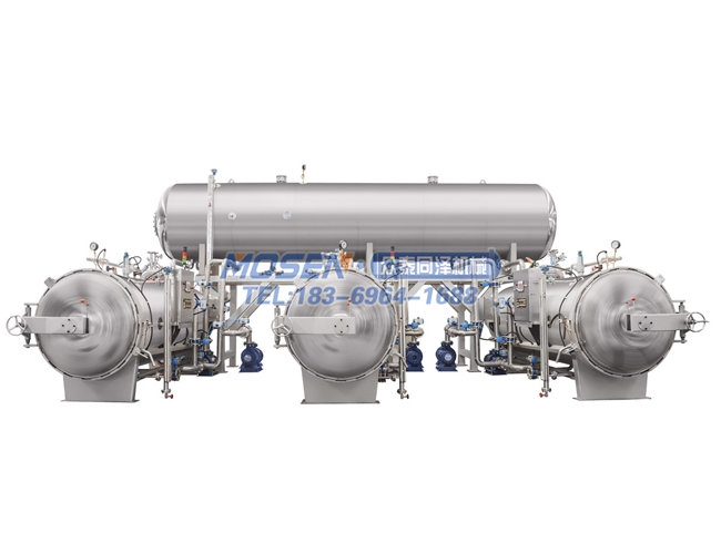 三鍋并聯殺菌鍋