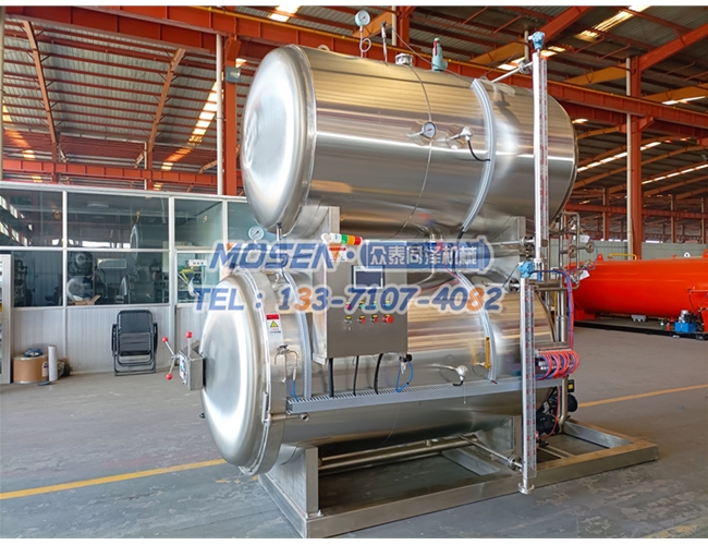 沙丁魚(yú)罐頭水浴殺菌鍋